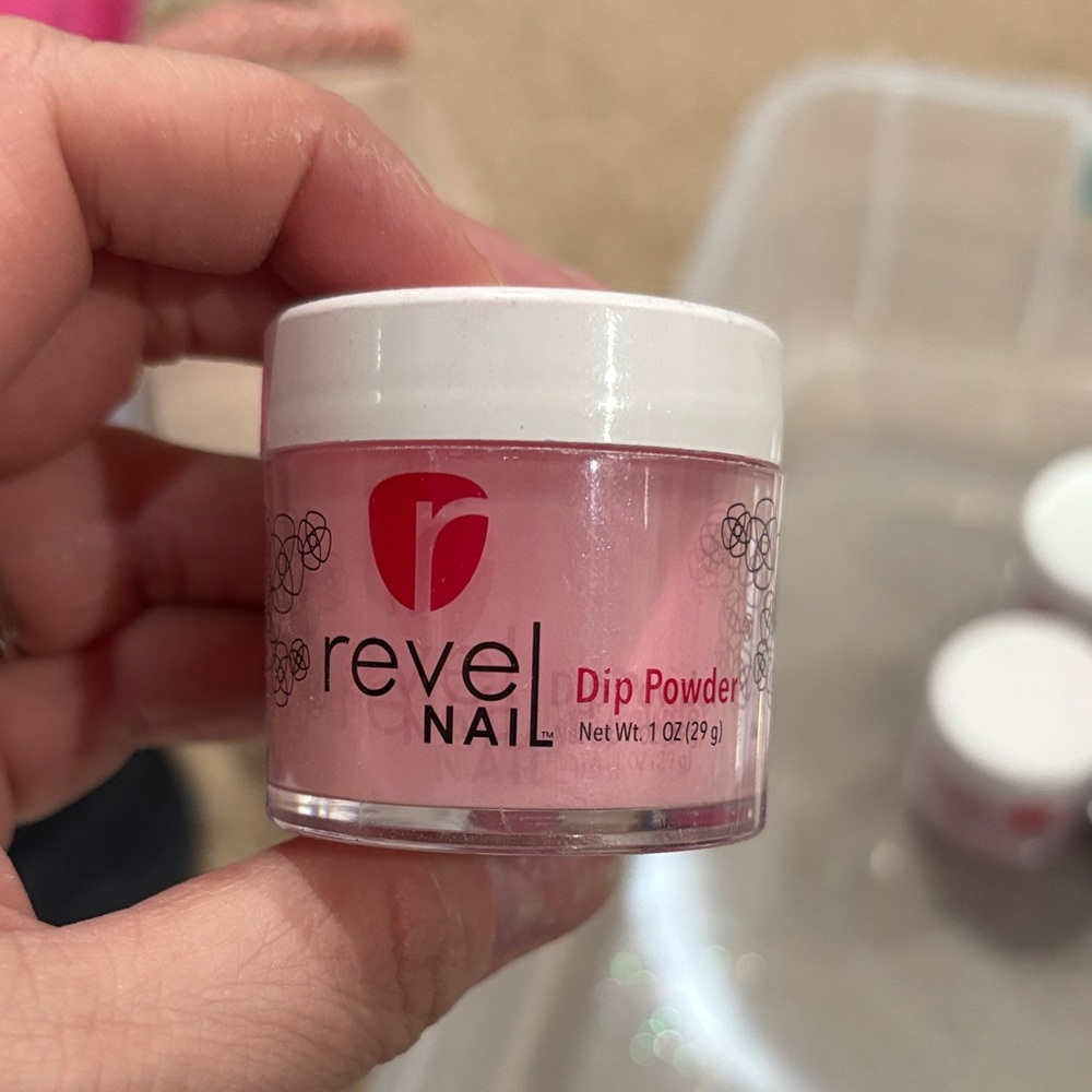 Revel Nail Pink Dip Powder- Hottie 1oz